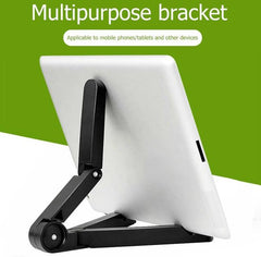 Tablethouder bureau – Opvouwbare tafelstandaard – 270° verstelbaar – Voor tablets & smartphones tot 11 inch – Zwart