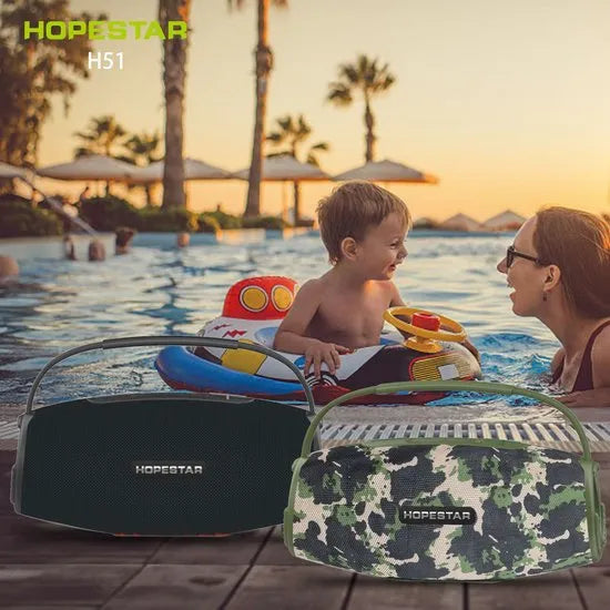 Hopestar H51 Outdoor Bluetooth Speaker – Draadloze Portable Speaker – 55W – IPX6 Waterdicht – Zwart-Ilumina Benelux