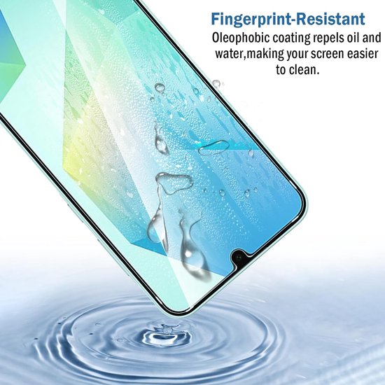 Backcover Shockproof Inclusief Screenprotector Gehard Glas - Hoesje Geschikt voor: Samsung Galaxy A06 - Paars