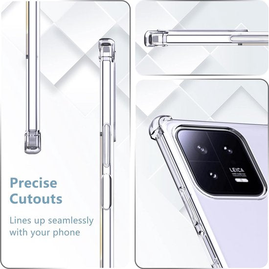 Xiaomi 13 Pro Hoesjes – Soft TPU Siliconen Backcover – Schokbestendig – Transparant-Ilumina Benelux