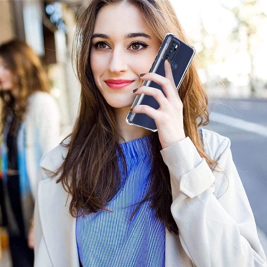 Motorola Moto G60s / G60 Hoesjes – Siliconen Backcover – Schokbestendig – Flexibel – Transparant-Ilumina Benelux