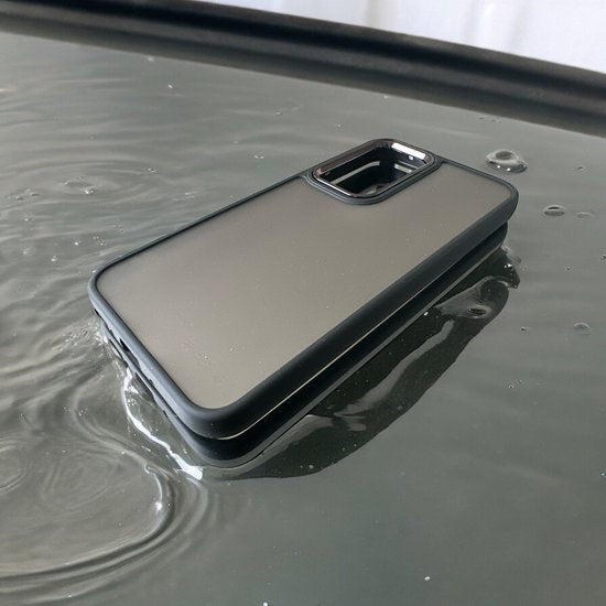 Backcover Military - Geschikt voor: Samsung Galaxy A34 5G -Stevige Case met Soft TPU-bumperranden - Zwart