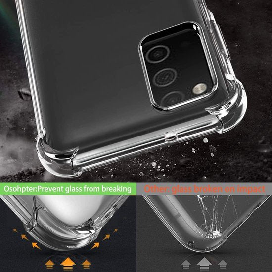 Samsung Galaxy A03S Hoesjes – Transparante Siliconen Backcover – Flexibel – Schokbestendig – Clear-Ilumina Benelux