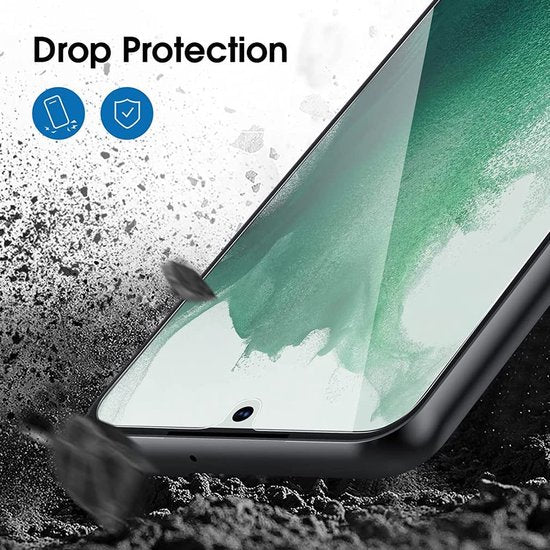 Oppo Find X5 Lite Hoesjes – Soft TPU Siliconen Backcover – Inclusief Screenprotector – Schokbestendig – Zwart-Ilumina Benelux