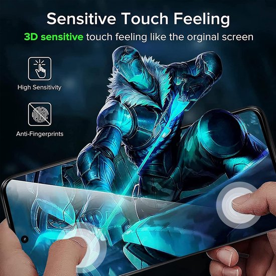 Screenprotector - Geschikt voor Motorola MOTO G13/ G23/ G53 5G - 9H Glas (3-Pack)