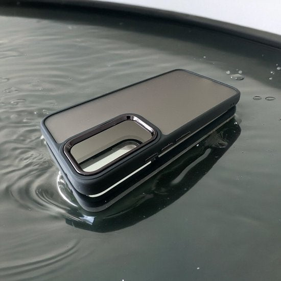 Backcover Military - Geschikt voor: Samsung Galaxy A34 5G -Stevige Case met Soft TPU-bumperranden - Zwart