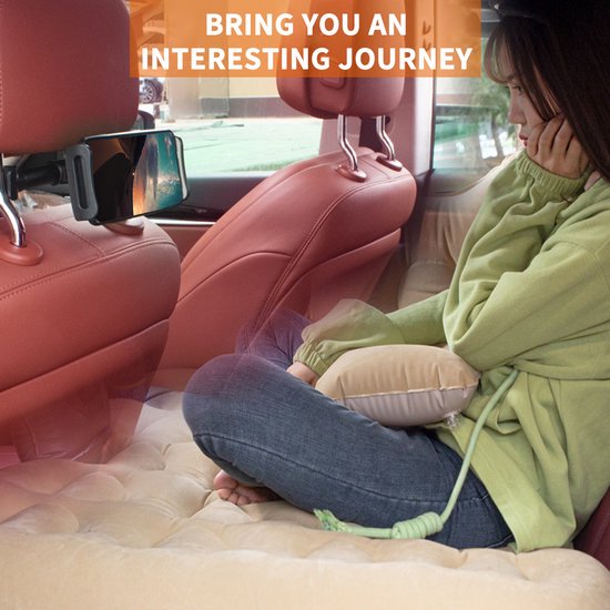 Universele houder - Hoofdsteunhouder Auto Geschikt voor: Smartphone / Tablet/ iPad/ Samsung Galaxy Tab etc. met 4,7-10,5 inch - Hoofdsteun Houder - rood