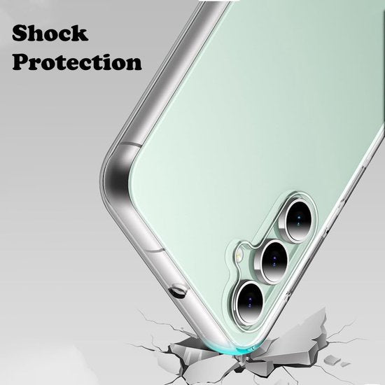 Samsung Galaxy A05s Hoesjes – Siliconen Backcover – Schokbestendig – Transparant-Ilumina Benelux