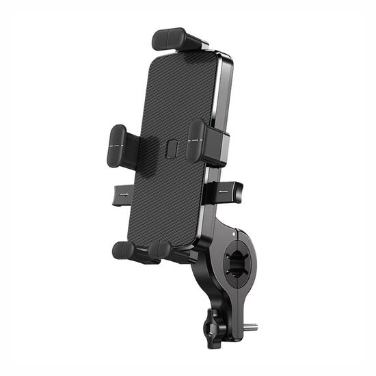 Telefoonhouder fiets – Universeel voor motor – 360° draaibaar – Anti-shock & vibratie – Zwart-Ilumina Benelux