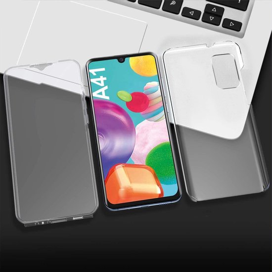 Samsung Galaxy A41 Hoesjes – Dubbelzijdige 360° Cover – Transparant – Volledige Bescherming – Transparant-Ilumina Benelux