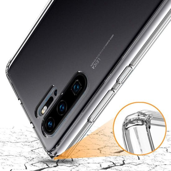 Huawei P30 Pro Hoesjes – Transparante Backcover – Schokbestendig – Shockproof-Ilumina Benelux