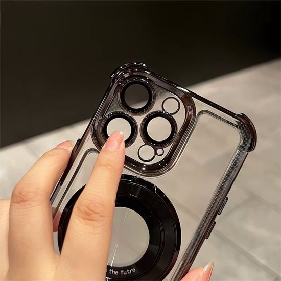 iPhone 11 Pro Max Hoesjes – Magnetische Backcover – Onzichtbare Ringstandaard – Schokbestendig – Goud-Ilumina Benelux
