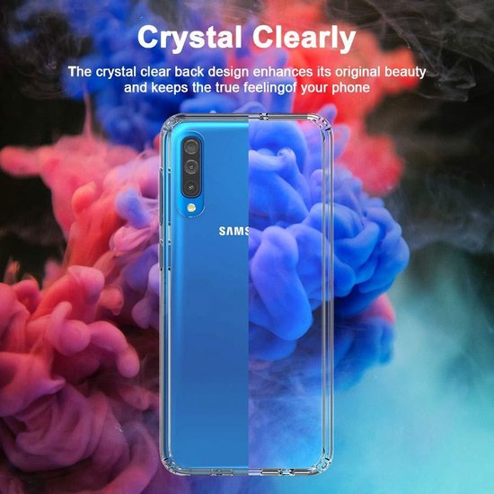Samsung Galaxy A50 Hoesjes – Transparante Backcover – Schokbestendig – Shockproof-Ilumina Benelux