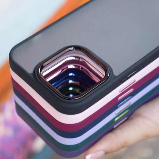 Backcover Military - Geschikt voor: Samsung Galaxy A53 5G -Stevige Case met Soft TPU-bumperranden - Paars