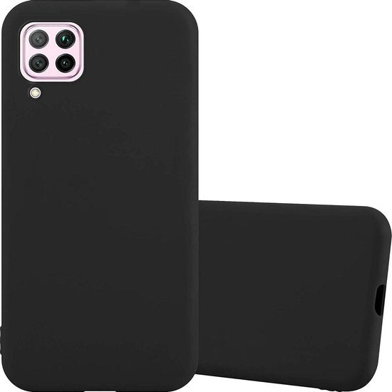 Huawei P40 Lite Hoesjes – Siliconen Backcover – Soft TPU – Schokbestendig – Zwart-Ilumina Benelux