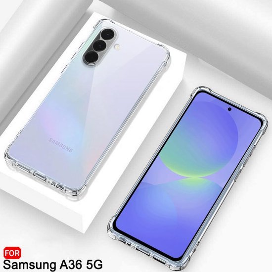 Samsung Galaxy A36 Hoesjes – Transparante Siliconen Backcover – Flexibel – Schokbestendig-Ilumina Benelux