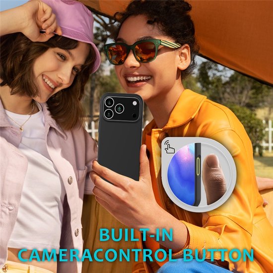 iPhone 17 Pro Max Hoesjes – Liquid Siliconen Backcover – Soft Touch – Schokbestendig – Zwart-Ilumina Benelux