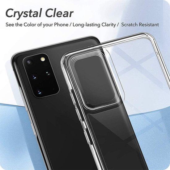 Samsung Galaxy S20 Plus Hoesjes – Transparante Siliconen Backcover – Flexibel – Soft TPU-Ilumina Benelux