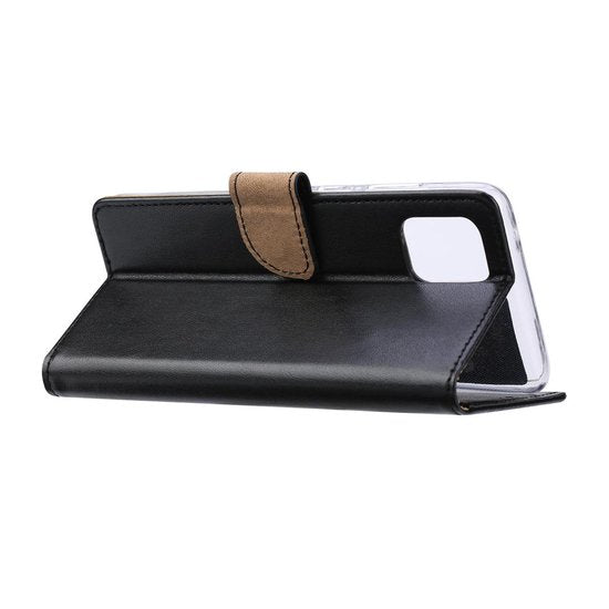 Samsung Galaxy Note 10 Lite Hoesjes – Bookcase Portemonnee – Pasjeshouder – Magneetsluiting – Zwart-Ilumina Benelux