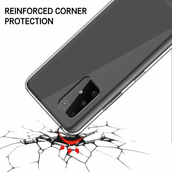 Samsung Galaxy S10 Lite Hoesjes – Siliconen Backcover – Soft Touch – Transparant-Ilumina Benelux