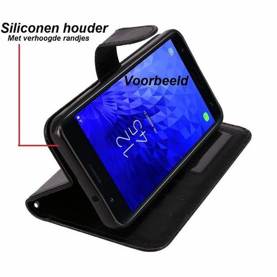 Bookcase hoesje Geschikt voor: Samsung Galaxy S10+ Portemonnee hoesje Turquoise met 2x Glas Screenprotector