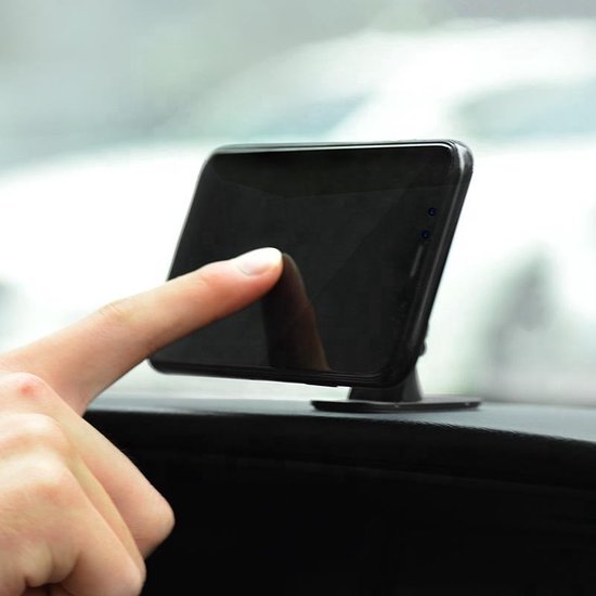 Telefoonhouder auto – Magnetisch – 3M plakmontage – 360° draaibaar dashboard – Zwart-Ilumina Benelux
