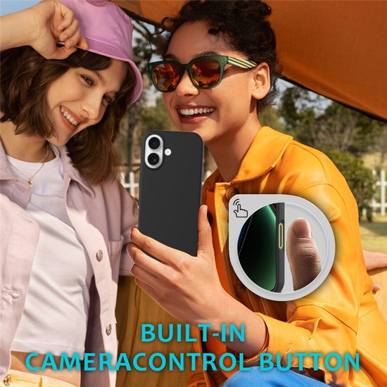iPhone 17 Hoesjes – Liquid Siliconen Backcover – Soft Touch – Inclusief 2x Screenprotector – Zwart-Ilumina Benelux