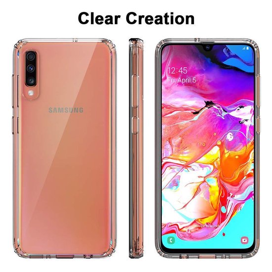 Samsung Galaxy A70/A70S Hoesjes – Transparante Backcover – Schokbestendig – Anti Kras-Ilumina Benelux