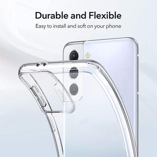 Samsung Galaxy A21S Hoesjes – Transparante TPU Siliconen Backcover – Soft Case – Inclusief 3x Screenprotector-Ilumina Benelux