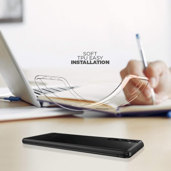 Samsung Galaxy S21 Plus Hoesjes – Siliconen Backcover – Flexibel – Transparant – Soft TPU-Ilumina Benelux