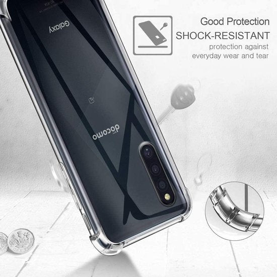 Samsung Galaxy A41 Hoesjes – Siliconen Backcover – Schokbestendig Anti-Shock – Transparant-Ilumina Benelux