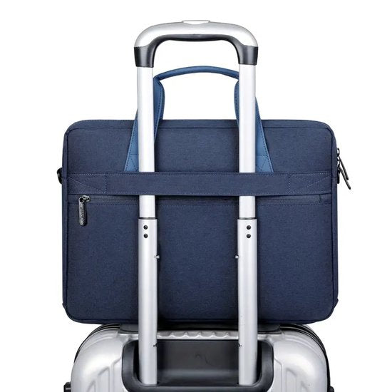 Laptoptas 15,6 inch – Schoudertas – Laptop sleeve – Beschermhoes – Voor dames en heren – Grijs-Laptoptas-Ilumina Benelux