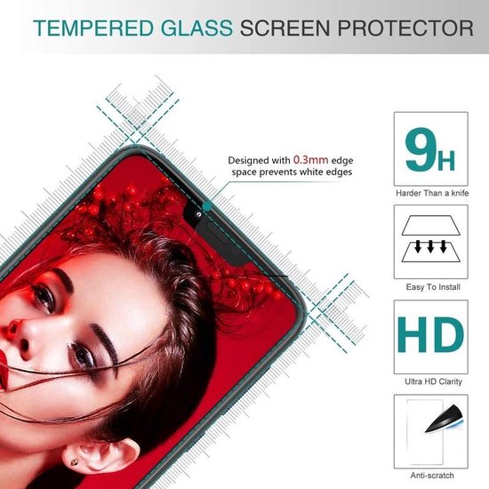 Motorola Moto G7/G7 Plus Hoesjes – Hybride Backcover – Schokbestendig – 2x Screenprotector – Transparant