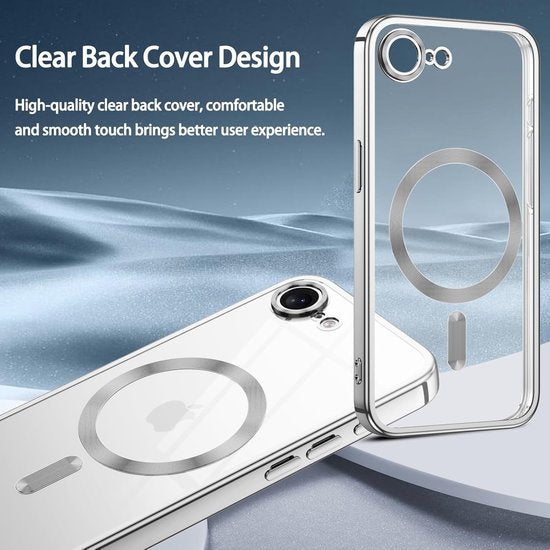 iPhone 16E / SE 4 Hoesjes – Backcover – Camera Lens Protector – MagSafe Compatibel – Goud-Ilumina Benelux