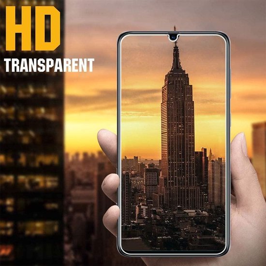 Samsung Galaxy A70 Hoesjes – Anti-Shock Siliconen Backcover – Schokbestendig – 2x Gehard Glas Screenprotector – Zwart-Ilumina Benelux