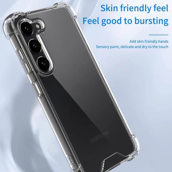 Samsung Galaxy S24 Plus Hoesjes – Crystal Clear Backcover – Schokbestendig – Transparant-Ilumina Benelux