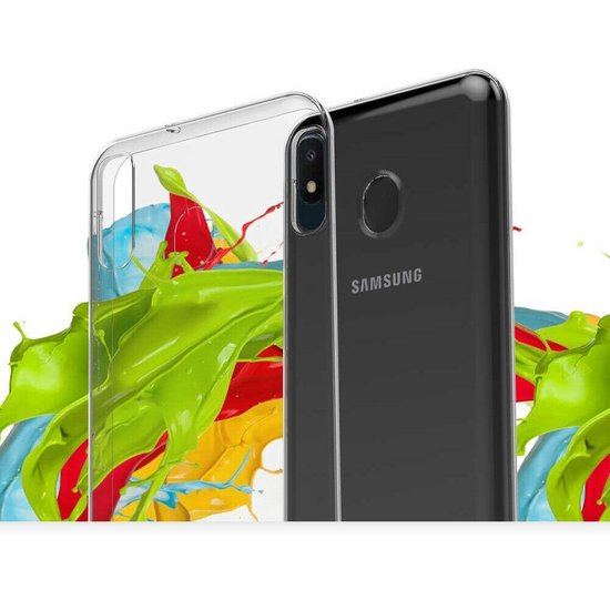 Samsung Galaxy A10 Hoesjes – Siliconen Backcover – Soft Touch – Schokbestendig – Zwart-Ilumina Benelux