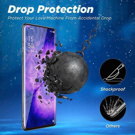 Oppo Find X5 Hoesjes – Soft TPU Siliconen Backcover + Screenprotector – Schokbestendig – Zwart-Ilumina Benelux