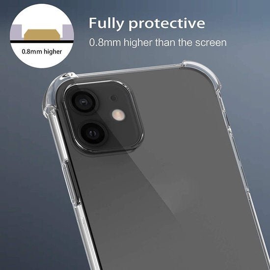 Samsung Galaxy A22 5G Hoesjes – Siliconen Backcover – Schokbestendig – Incl. 2x Gehard Glas Screenprotector – Tarantparant-Ilumina Benelux