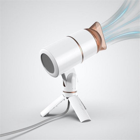 Haardroger – 1800W Sneldrogend – Ionentechnologie – 3 Warmtestanden – Opvouwbaar Met Standaard – Zwart-Ilumina Benelux