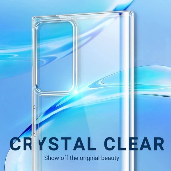 Samsung Galaxy Note 20 Ultra Hoesjes – Transparante TPU Siliconen Backcover – Soft Case – Inclusief 2x Screenprotector-Ilumina Benelux