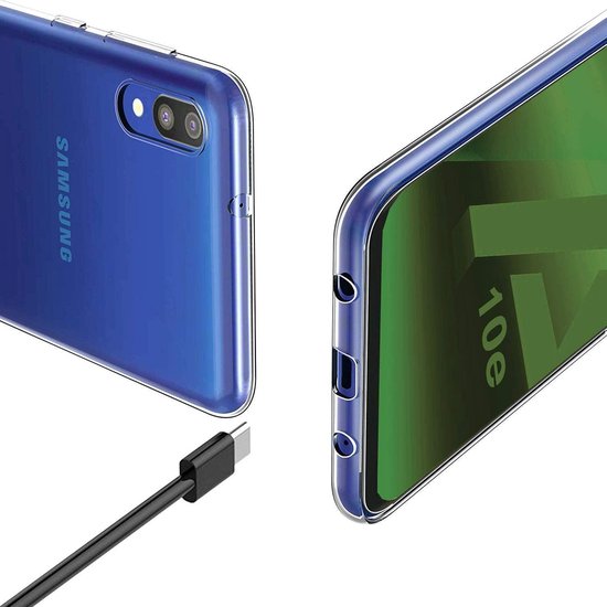 Samsung Galaxy A10e Lite Hoesjes – Siliconen Backcover – Soft Touch – Transparant-Ilumina Benelux