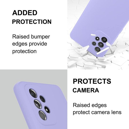 Samsung Galaxy A53 Hoesjes – Liquid Siliconen Backcover – Soft Touch – Flexibel – Roze-Ilumina Benelux