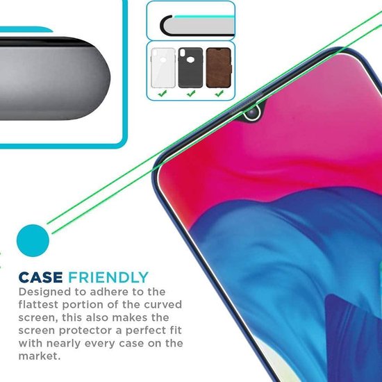Samsung Galaxy M10 Hoesjes – TPU Siliconen Backcover – Inclusief 2x Gehard Glas Screenprotector – Transparant-Ilumina Benelux