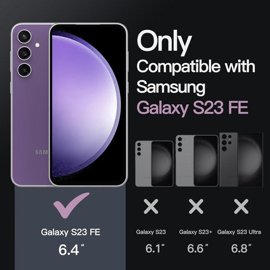 Samsung Galaxy S23 FE Hoesjes – Siliconen Backcover – Flexibel – Schokbestendig – Zwart-Ilumina Benelux