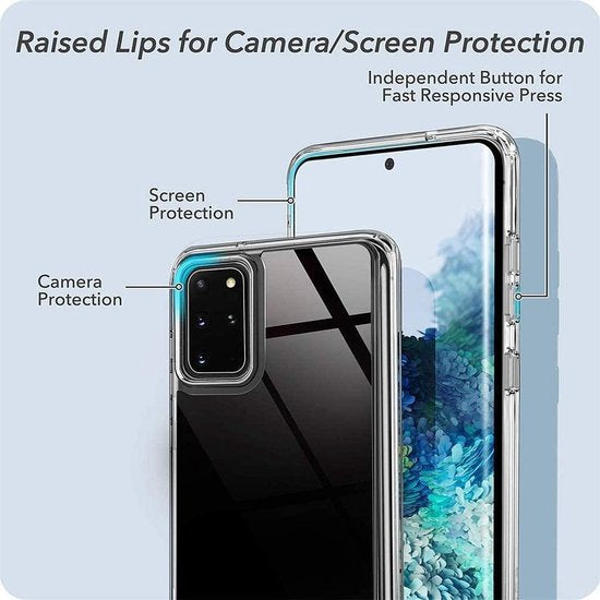 Samsung Galaxy S20 Plus Hoesjes – Transparante Siliconen Backcover – Flexibel – Soft TPU-Ilumina Benelux