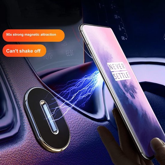 Telefoonhouder auto – Magnetisch Dashboard – Handsfree – Off-road & Drempelproof – Universeel – Zwart-Ilumina Benelux