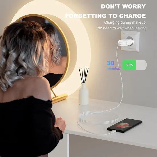USB Oplader – Quick Charge 3.0 – 18W Snellader met USB-A naar USB-C Kabel – 1 Meter-Ilumina Benelux