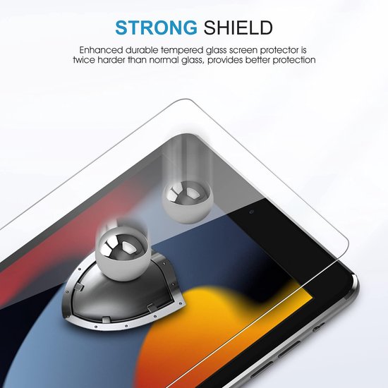 Screenprotector – Geschikt voor iPad Mini 4 / Mini 5 (7.9 inch) – Gehard Glas – Anti-kras-tabletscreenprotectors-Ilumina Benelux