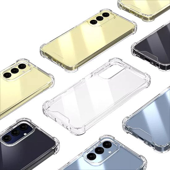 Samsung Galaxy A25 5G Hoesjes – Crystal Clear Backcover – Schokbestendig – Transparant-Ilumina Benelux